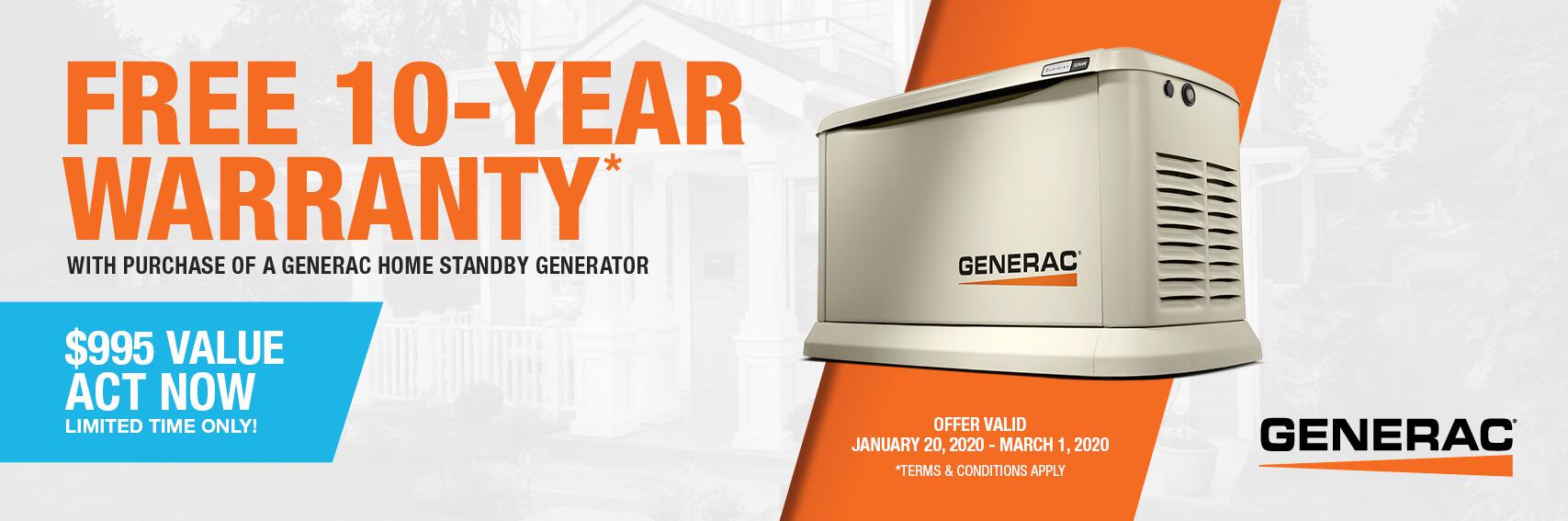 Homestandby Generator Deal | Warranty Offer | Generac Dealer | Shelby, MI